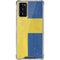 Sweden Flag Distressed Galaxy Note20 5G Clear Case